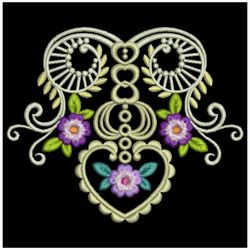 Amazing Heirloom Flowers 05 machine embroidery designs