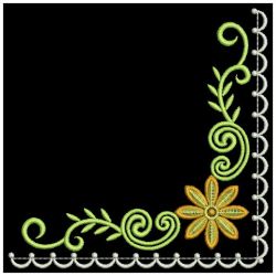 Heirloom Flower Corners 01(Sm) machine embroidery designs