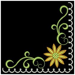 Heirloom Flower Corners 04(Lg) machine embroidery designs