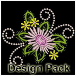 Colorful Flowers machine embroidery designs