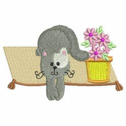 Cute Cats 09 machine embroidery designs