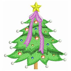 Crystal Christmas Trees 03 machine embroidery designs