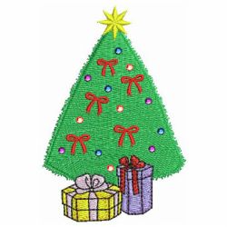 Crystal Christmas Trees 07 machine embroidery designs