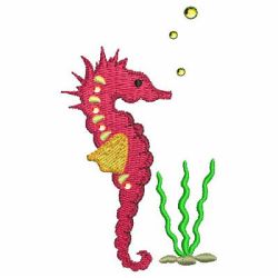 Crystal Sea Horses 01 machine embroidery designs