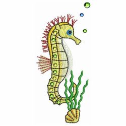 Crystal Sea Horses 02 machine embroidery designs