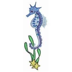 Crystal Sea Horses 10 machine embroidery designs