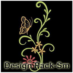 Floral Butterflies(Sm) machine embroidery designs