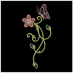 Floral Butterflies 02(Md) machine embroidery designs