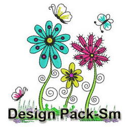 Fancy Floral Borders(Sm) machine embroidery designs