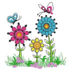Fancy Floral Borders 02(Lg) machine embroidery designs