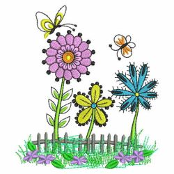 Fancy Floral Borders 03(Sm) machine embroidery designs