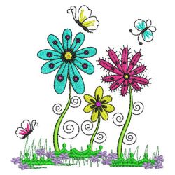 Fancy Floral Borders 04(Lg) machine embroidery designs