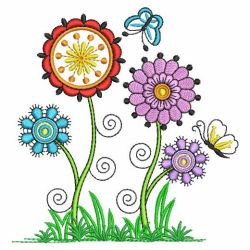 Fancy Floral Borders 06(Lg) machine embroidery designs