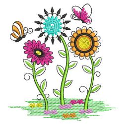 Fancy Floral Borders 08(Lg) machine embroidery designs