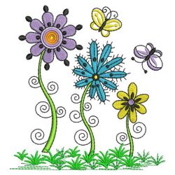 Fancy Floral Borders 09(Sm) machine embroidery designs