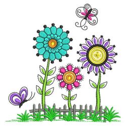 Fancy Floral Borders 10(Sm) machine embroidery designs