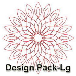 Redwork Quilt(Lg) machine embroidery designs
