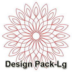 Redwork Quilt(Lg) machine embroidery designs