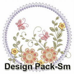 Butterfly With Floral(Sm) machine embroidery designs