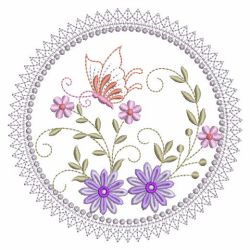 Butterfly With Floral 01(Sm) machine embroidery designs