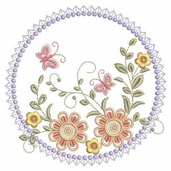Butterfly With Floral 03(Sm) machine embroidery designs
