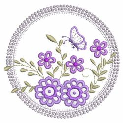 Butterfly With Floral 05(Lg) machine embroidery designs