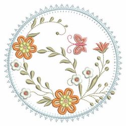 Butterfly With Floral 10(Sm) machine embroidery designs