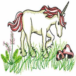 Vintage Unicorn 03(Sm) machine embroidery designs