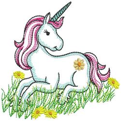 Vintage Unicorn 07(Sm) machine embroidery designs