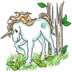 Vintage Unicorn 08(Lg) machine embroidery designs