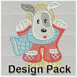 FSL Christmas Dogs machine embroidery designs