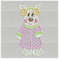 FSL Christmas Dogs 07 machine embroidery designs