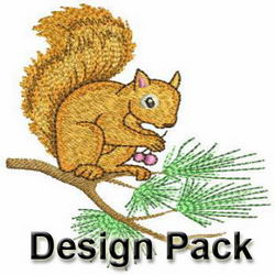 Squirrels machine embroidery designs