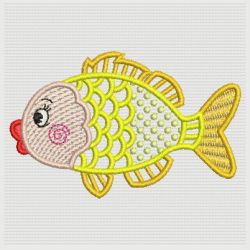 FSL Cute Fish 03 machine embroidery designs