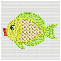 FSL Cute Fish 04 machine embroidery designs