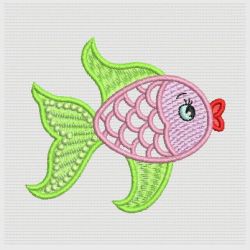 FSL Cute Fish 05 machine embroidery designs