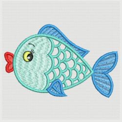 FSL Cute Fish 06 machine embroidery designs