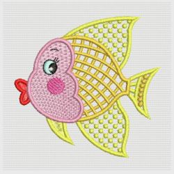 FSL Cute Fish 07 machine embroidery designs