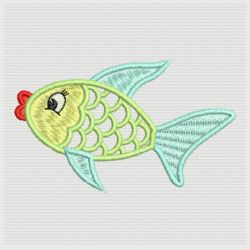 FSL Cute Fish 08 machine embroidery designs