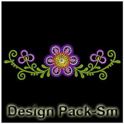 Fancy Flower Borders(Sm) machine embroidery designs