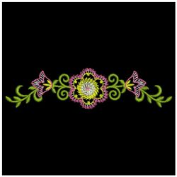 Fancy Flower Borders 01(Sm) machine embroidery designs