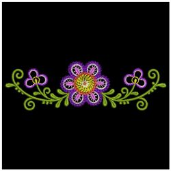 Fancy Flower Borders 07(Sm) machine embroidery designs