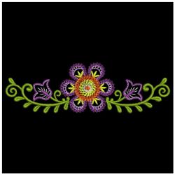Fancy Flower Borders 09(Md) machine embroidery designs