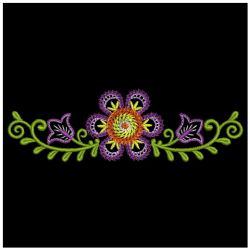 Fancy Flower Borders 09(Sm) machine embroidery designs