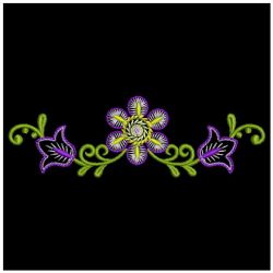 Fancy Flower Borders 10(Md) machine embroidery designs