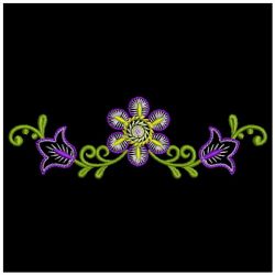 Fancy Flower Borders 10(Sm) machine embroidery designs