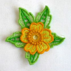 FSL 3D Flowers 08 machine embroidery designs