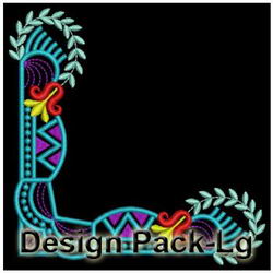 Decorative Corner(Lg) machine embroidery designs