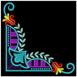 Decorative Corner 03(Sm) machine embroidery designs