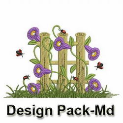 Spring Ladybugs(Md) machine embroidery designs